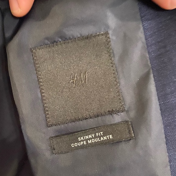 H&M Navy Blue Suit Jacket - Picture 2 of 2